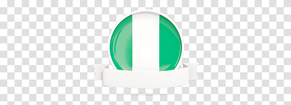 Nigeria Flag Ribbon Nigerian Flags Ribbon, Tape, Sphere, Hardhat, Helmet Transparent Png