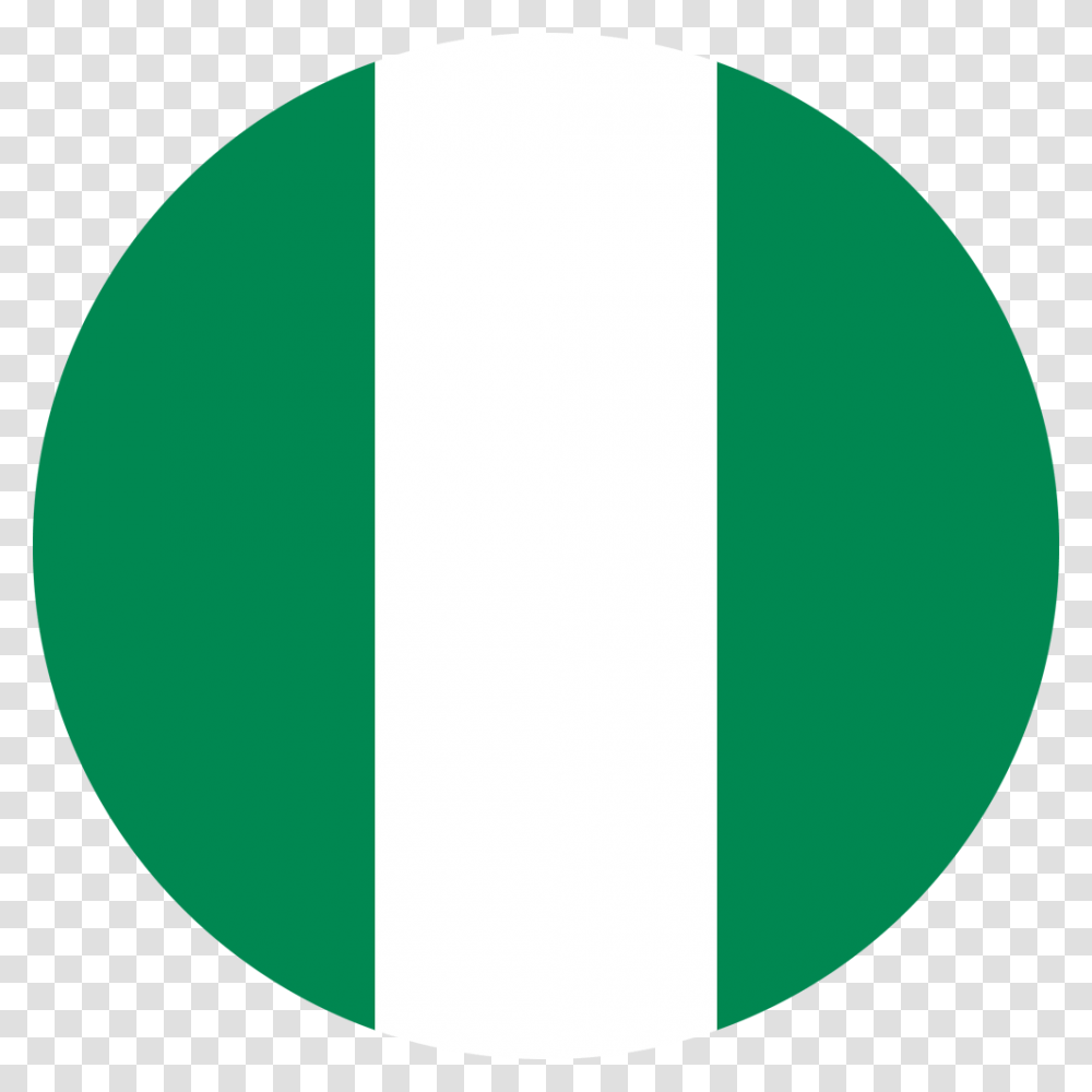 Nigeria Flag Round Medium Clipart Download Bandeira Da Nigria Redonda, Logo, Trademark, Number Transparent Png