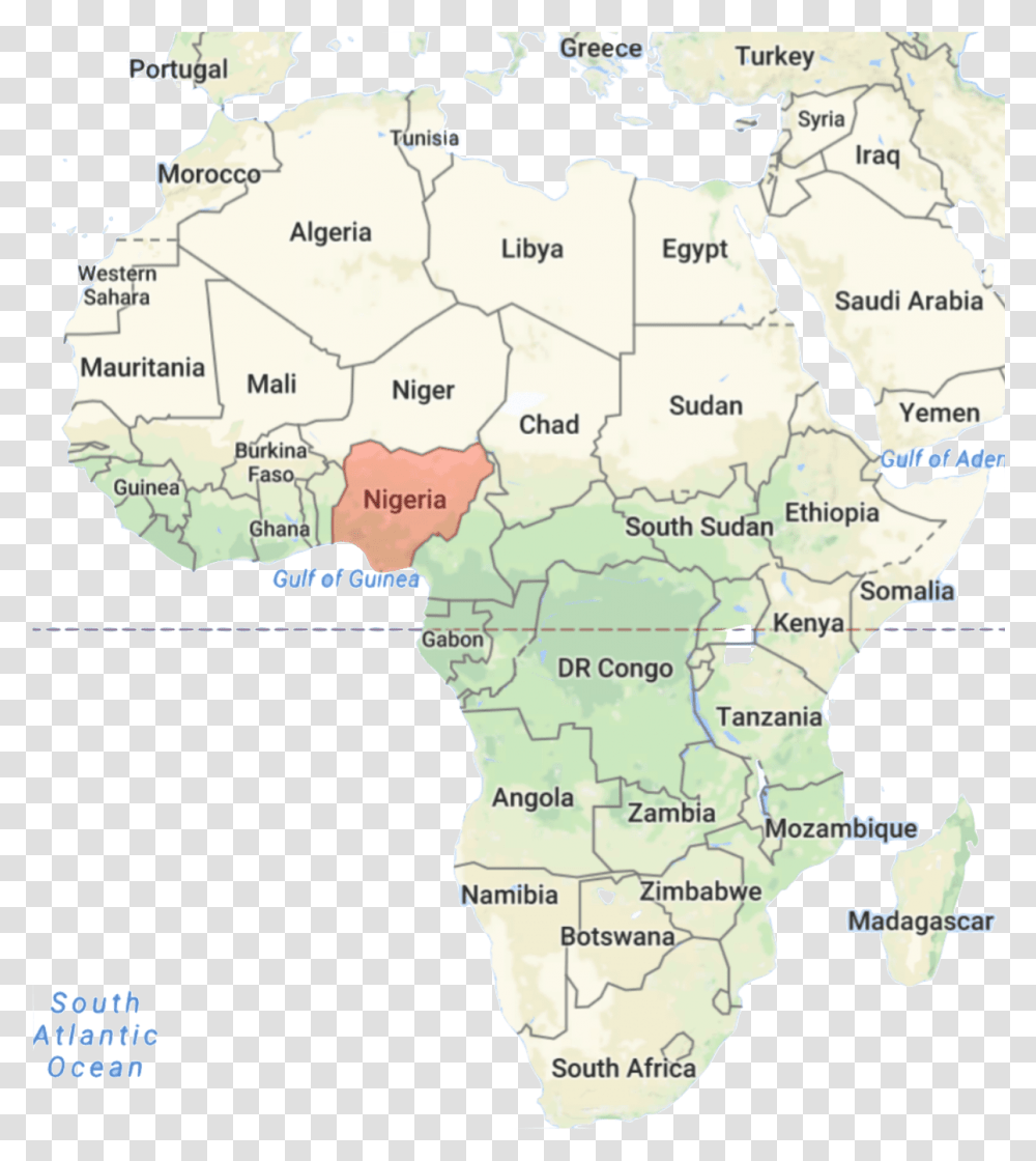 Nigeria Map Timbuktu On The Map, Diagram, Plot, Atlas, Poster Transparent Png