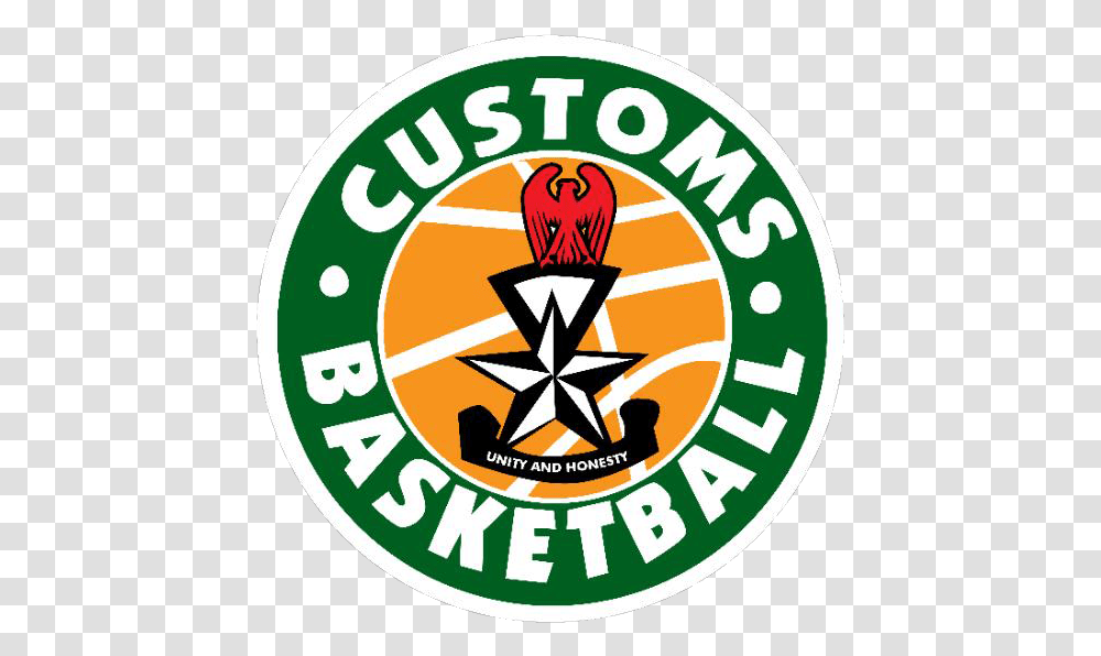 Nigerian Customs Basketball Club Nigeria Customs Basketball Logo, Symbol, Trademark, Label, Text Transparent Png