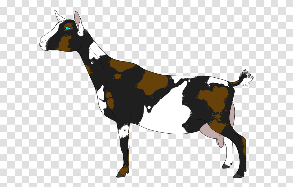 Nigerian Dwarf Goat Clipart 2 By Sharon Nigerian Dwarf Goat Outline, Mammal, Animal, Horse, Cow Transparent Png