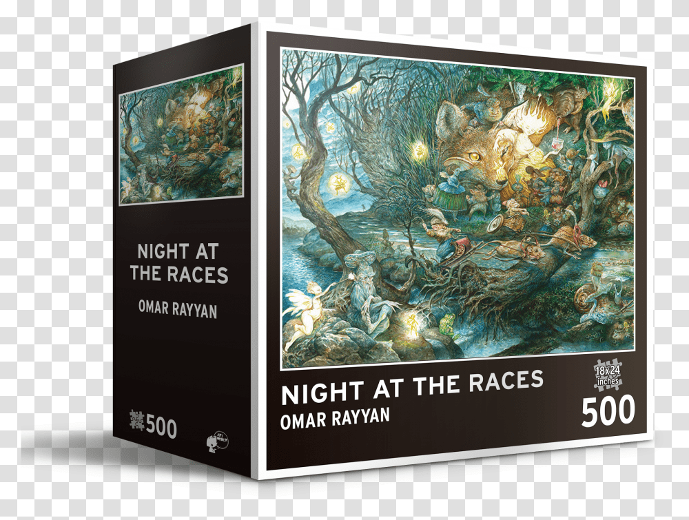 Night At The Races Jigsaw Puzzle, Painting, Outdoors, Nature Transparent Png