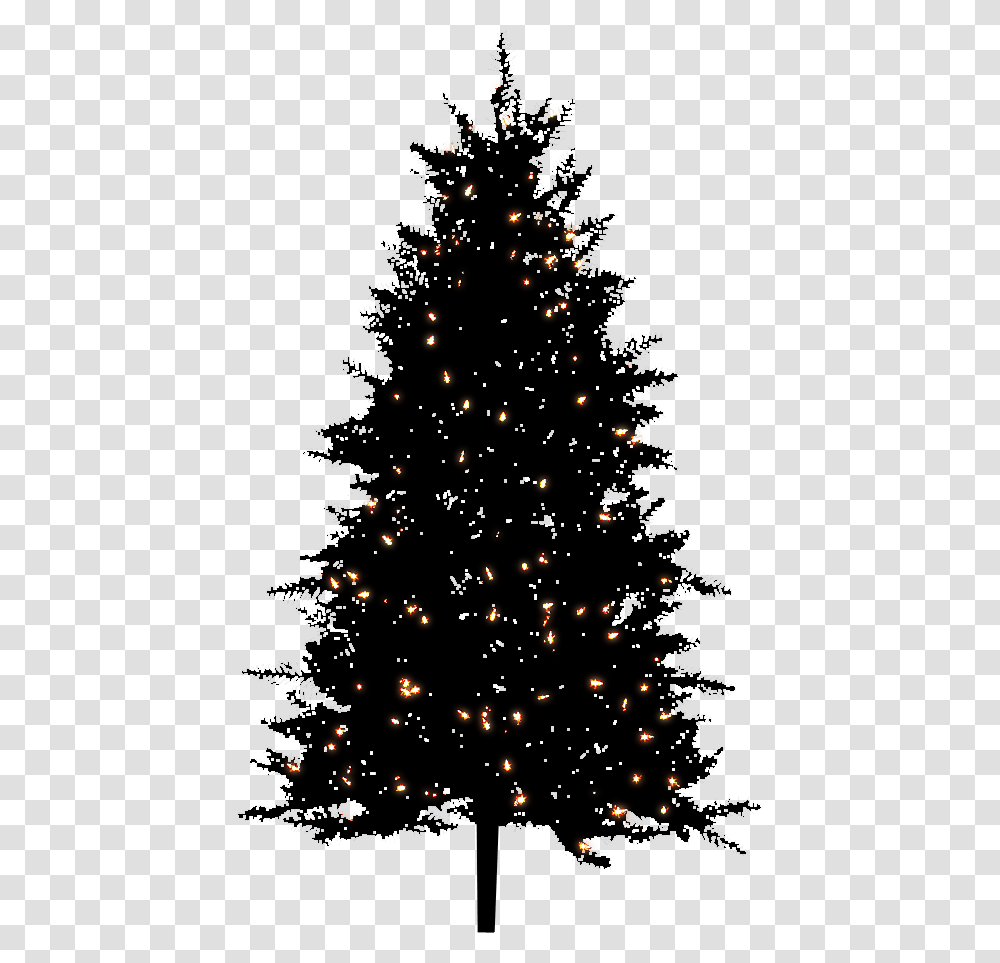Night Bg Christmas Tree By Dbszabo Artificial Christmas Tree, Ornament, Plant, Fir, Abies Transparent Png