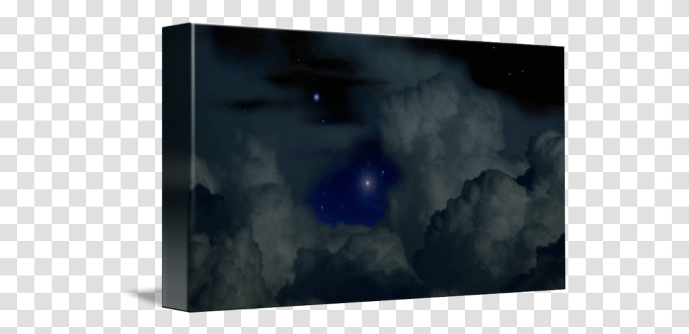 Night Clouds And Stars By Im Spadecaller, Nature, Outdoors, Outer Space, Astronomy Transparent Png
