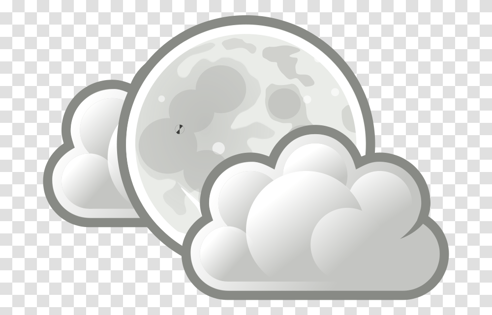Night Clouds Cartoon Moon And Clouds, Nature, Outdoors, Hail, Astronomy Transparent Png