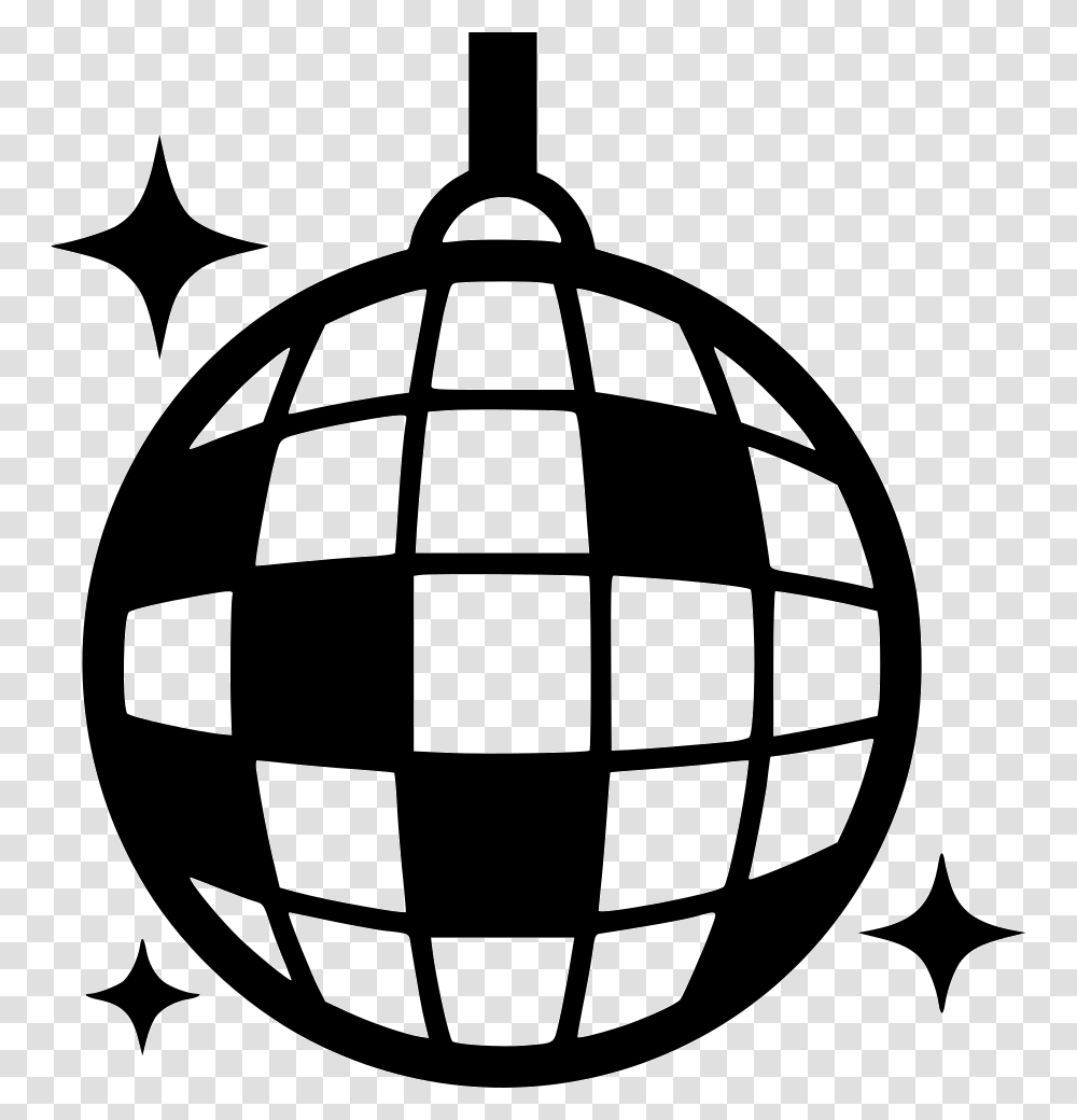 Night Club Disco Ball Clipart, Sphere, Grenade, Bomb, Weapon Transparent Png