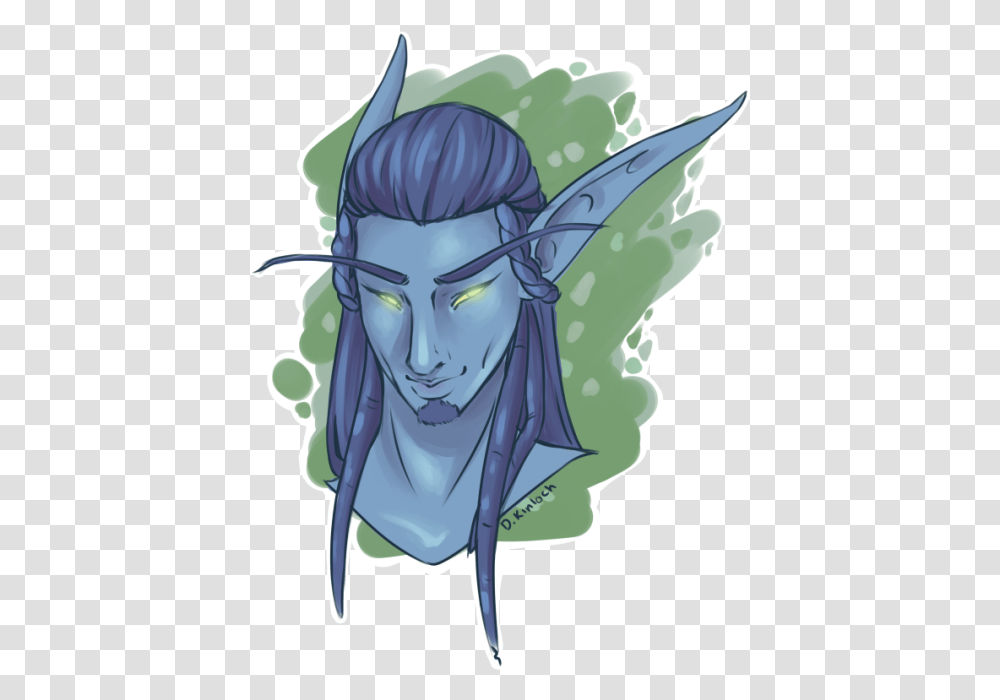 Night Elf Thing Illustration, Drawing, Modern Art Transparent Png