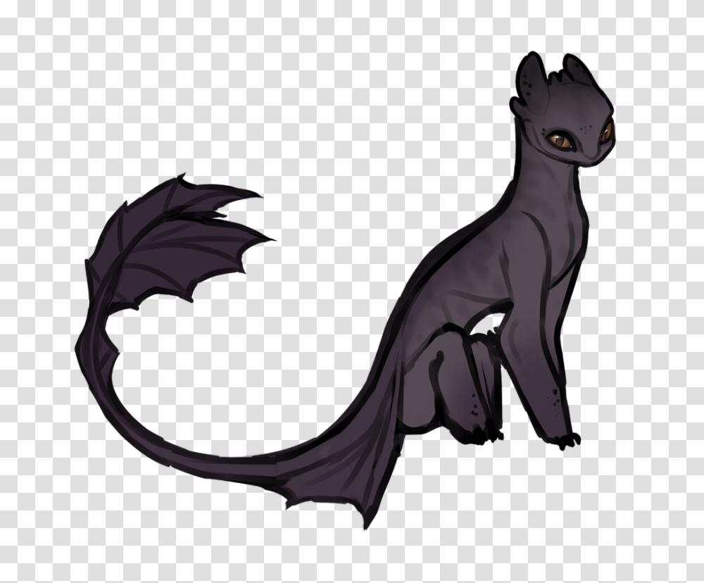 Night Fury, Character, Animal, Cat, Pet Transparent Png