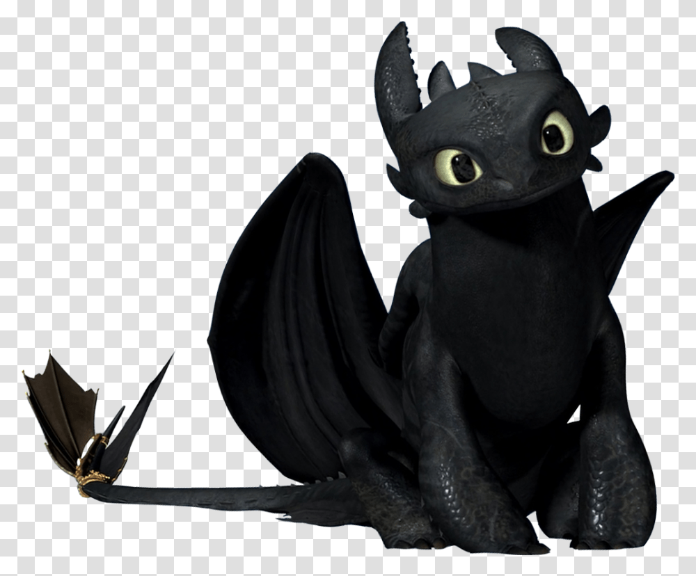 Night Fury, Character, Figurine, Cat, Pet Transparent Png