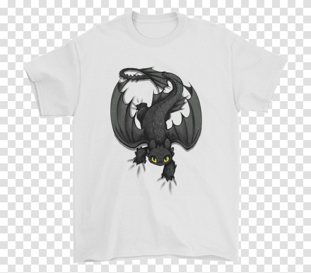 Night Fury Toothless How To Train Your Dragon Shirts Dragon Crawling, Apparel, T-Shirt, Spider Transparent Png