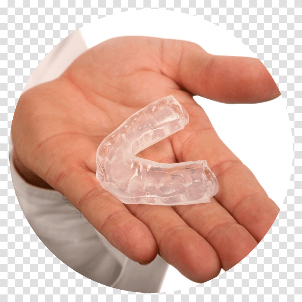 Night Guard Orthodontics, Person, Hand, Crystal, Ring Transparent Png