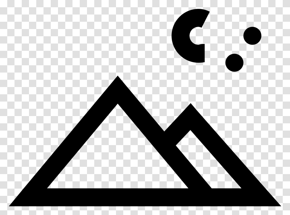 Night Landscape Icon Triangle, Gray, World Of Warcraft Transparent Png