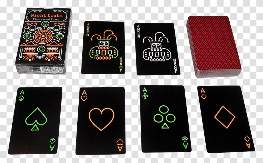 Night Light Playing Cards, Logo, Trademark Transparent Png