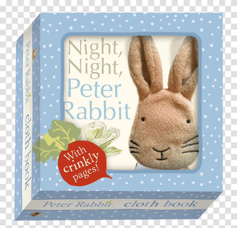 Night Night Peter Rabbit Cloth Book Night Night Peter Rabbit, Animal, Mammal, Rodent, Bunny Transparent Png