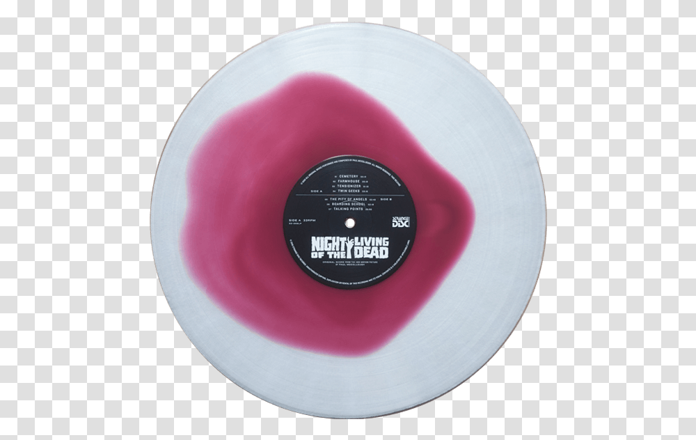 Night Of The Living Dead 1990 Score Blood Pool Vinyl, Tape, Label, Pottery Transparent Png
