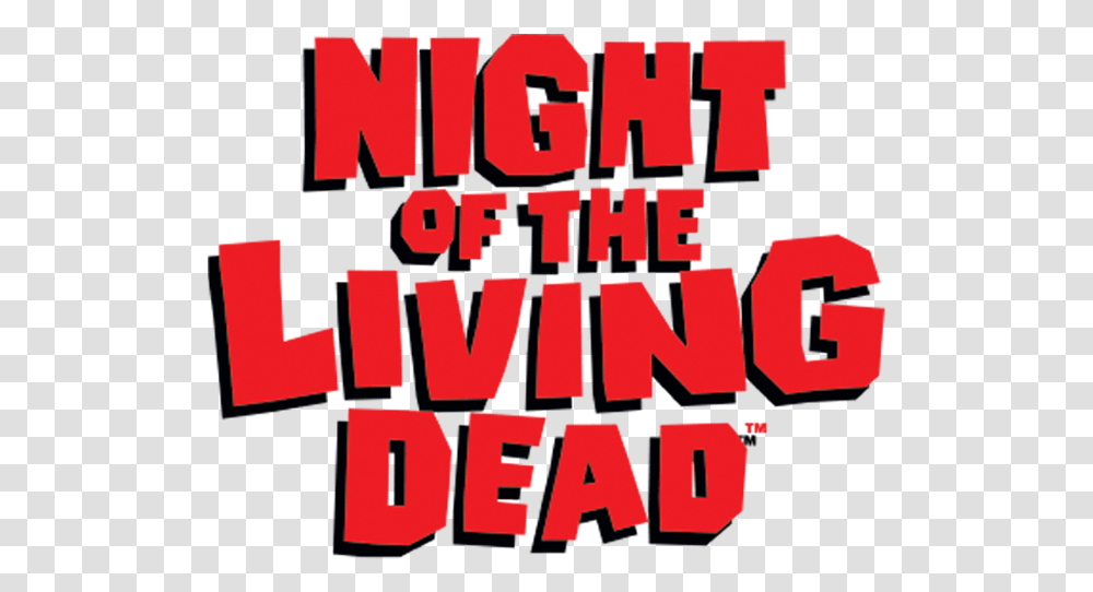 Night Of The Living Dead, Word, Alphabet, Poster Transparent Png
