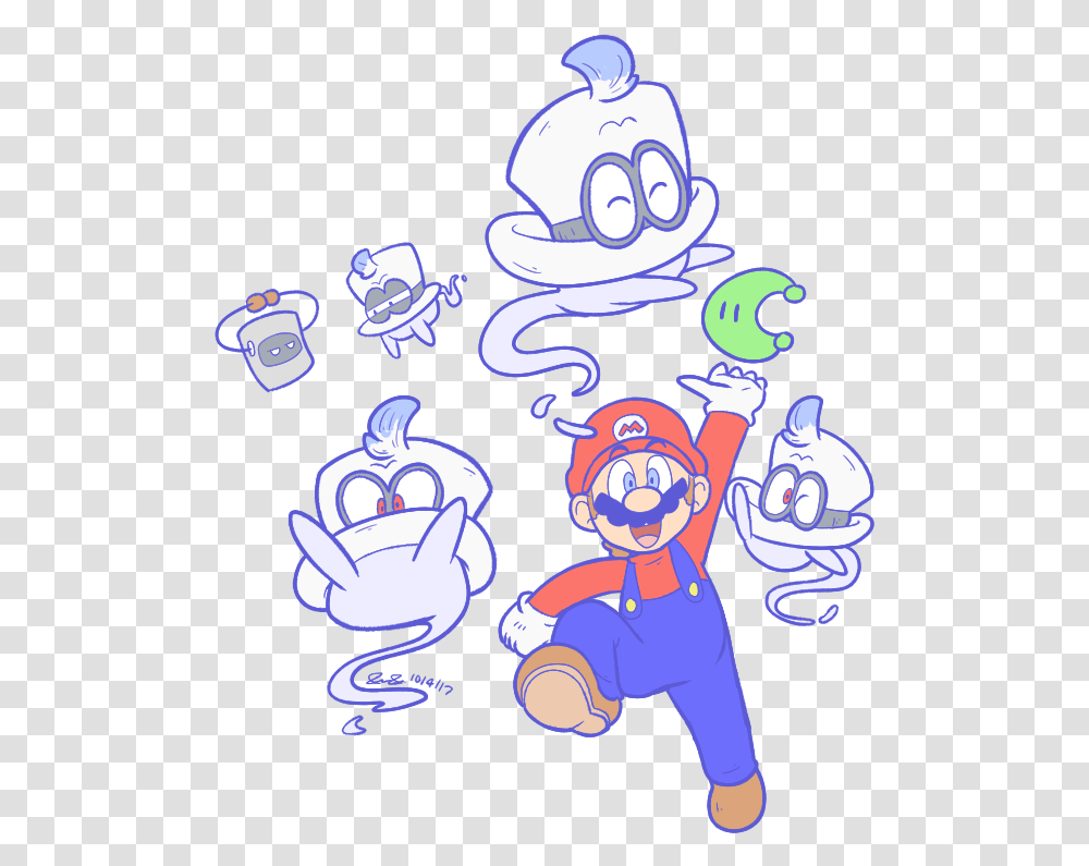 Night Sky Clipart Mario Cappy From Super Mario Odyssey Fan Art, Juggling, Doodle, Drawing Transparent Png