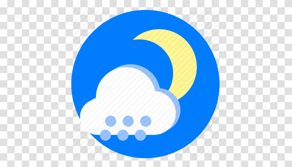 Night Snow Snowy Weather Weather Moon Cloud Icon, Nature, Outdoors, Balloon Transparent Png