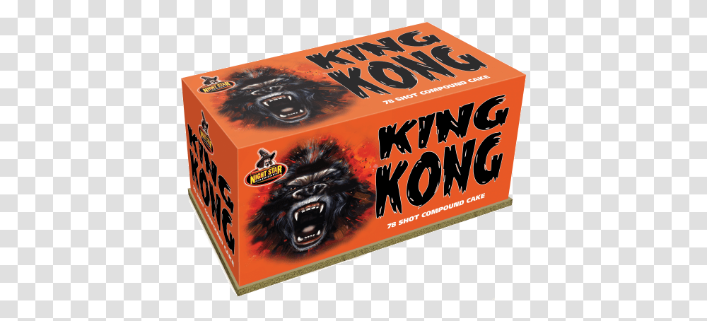 Night Star Fireworks King Kong 78 Shot King Kong Firework, Honey Bee, Outdoors, Nature, Box Transparent Png