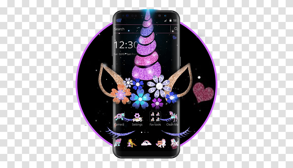 Night Star Unicorn Sparkling Theme Unicorn Galaxy Wallpaper Iphone, Tree, Plant, Ornament, Christmas Tree Transparent Png