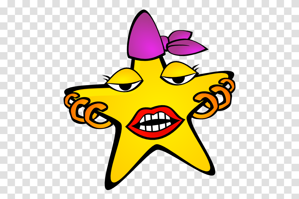 Night Stars Clipart Starry Night Star Gypsy Star Girl Star Cartoon, Star Symbol, Performer Transparent Png