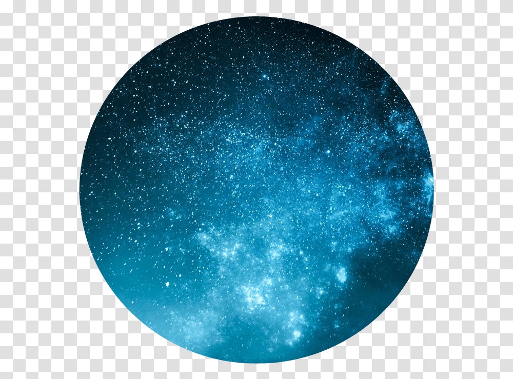 Night Stars Srar Blue Galaxy Galexy Skyfallhaven Sky Circle, Outer Space, Astronomy, Universe, Moon Transparent Png