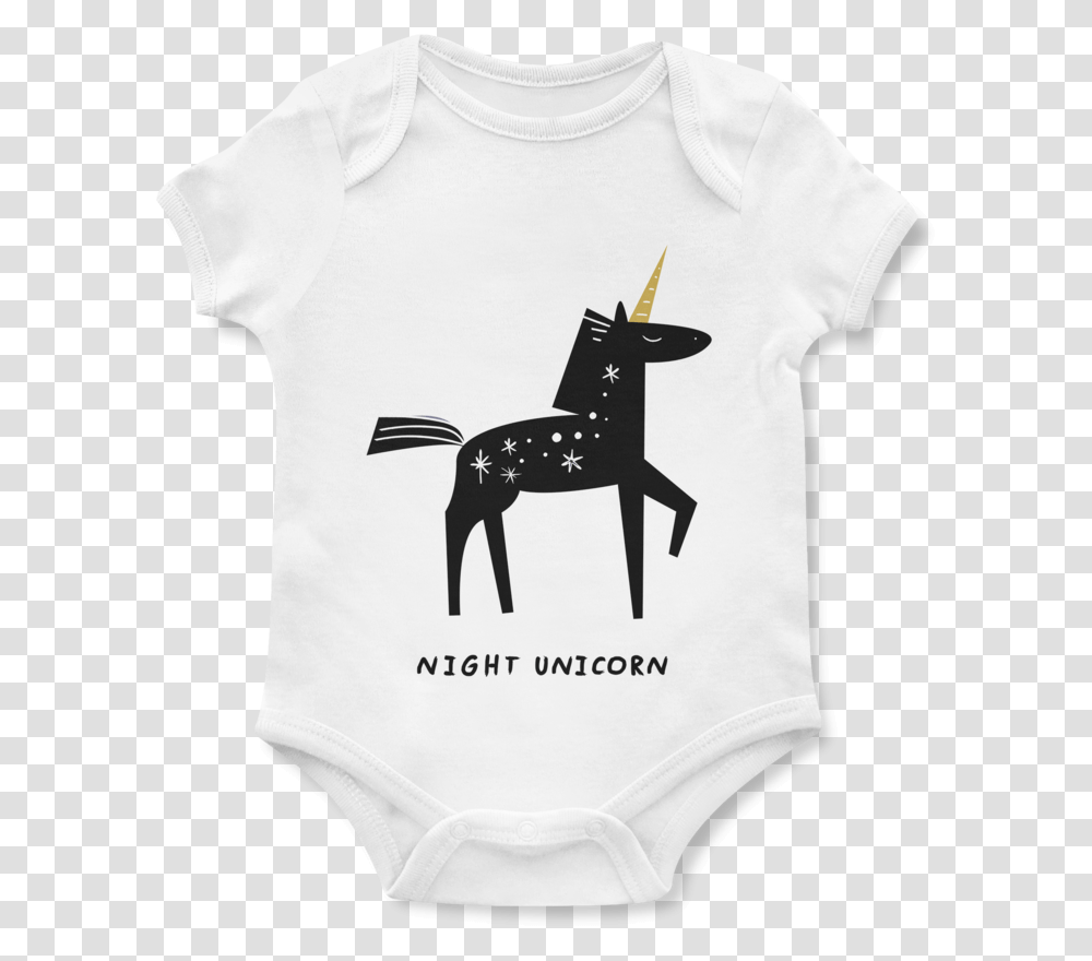 Night Unicorn Baby Onesie Donkey, Apparel, Underwear, T-Shirt Transparent Png