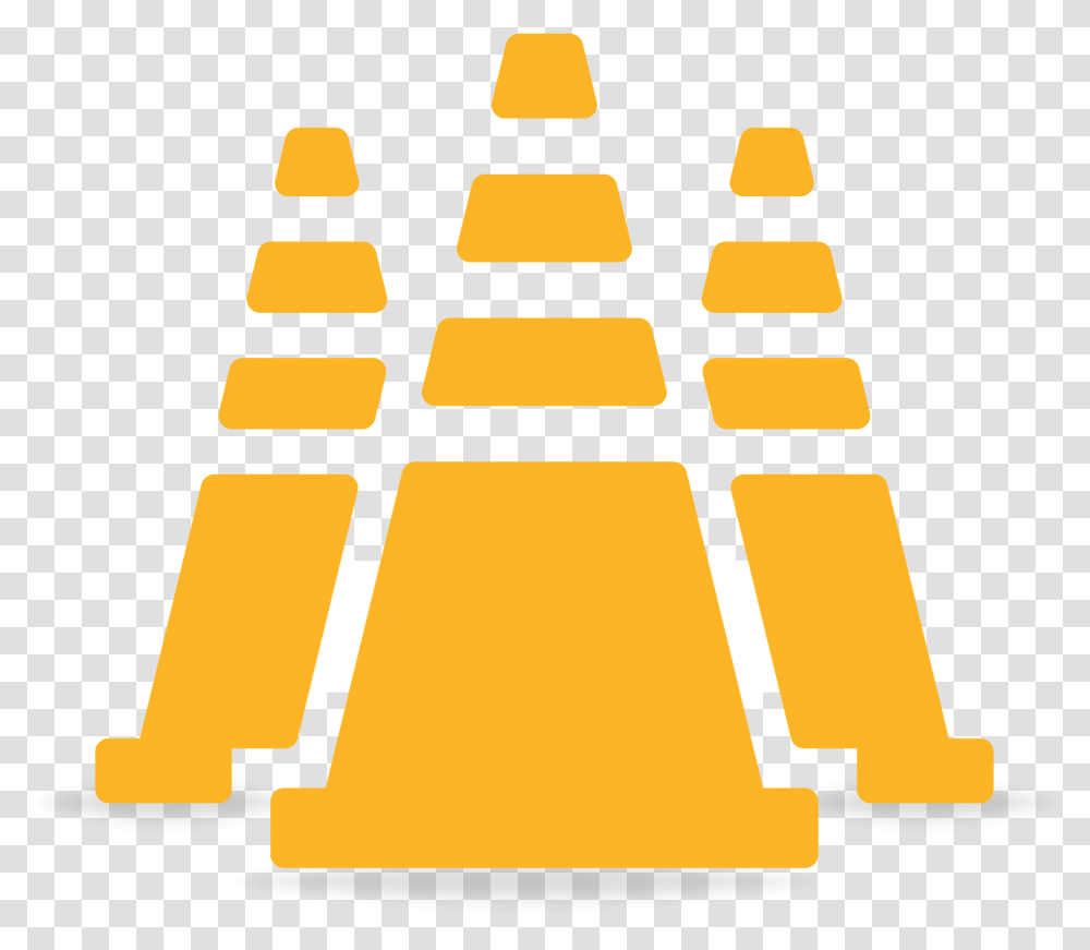 Night Work Safety, Road, Fence, Barricade, Chess Transparent Png
