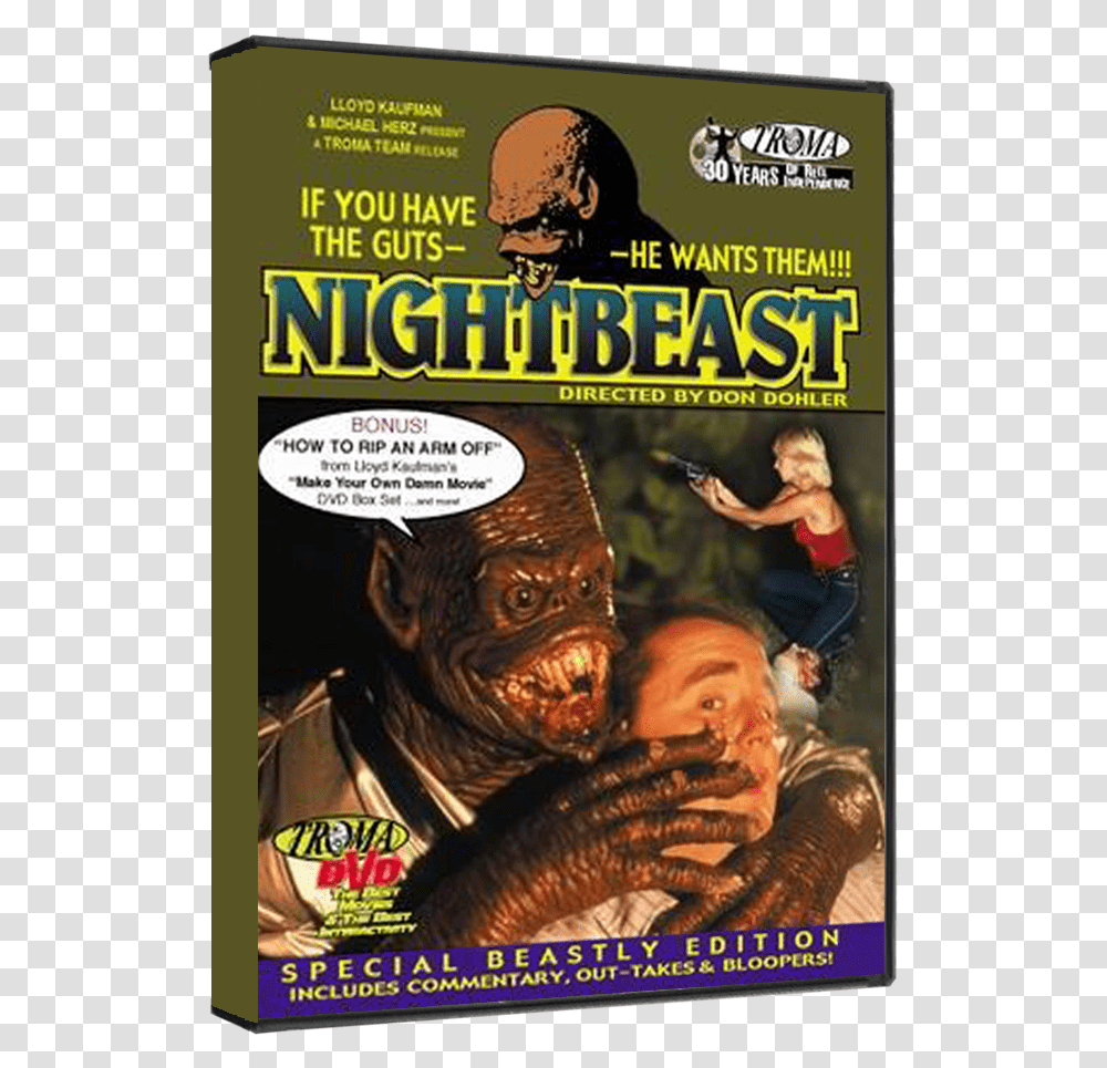 Nightbeast Movie, Person, Human, Book, Comics Transparent Png