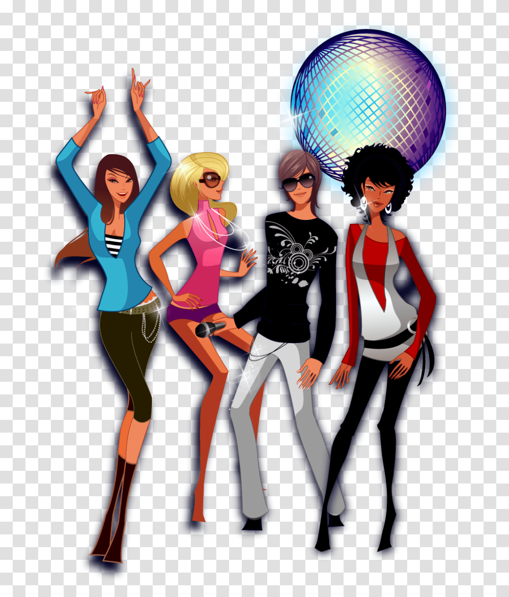 Nightclub Clipart Dancing Party, Person, Sunglasses, People Transparent Png