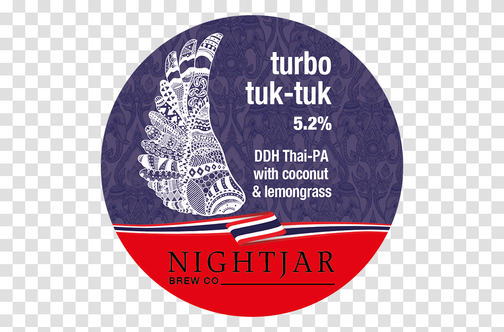 Nightjar Brew Turbo Tuk Tuk Turno Tuk Tuk Nightjar, Label, Logo Transparent Png