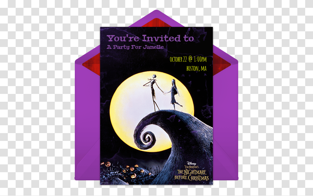 Nightmare Before Christmas 3d Blu Ray, Poster, Advertisement, Flyer, Paper Transparent Png