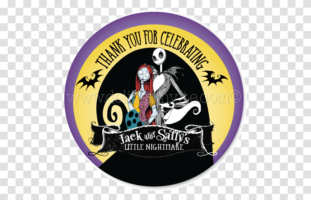 Nightmare Before Christmas Baby Shower Favor Tags Zur Wassermhle, Logo, Symbol, Trademark, Badge Transparent Png