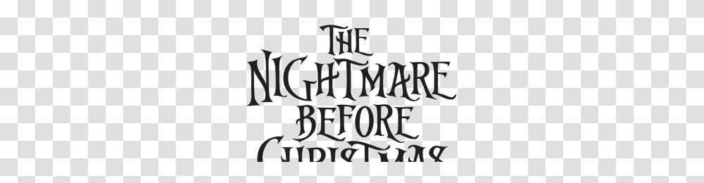 Nightmare Before Christmas Image, Alphabet, Letter, Handwriting Transparent Png