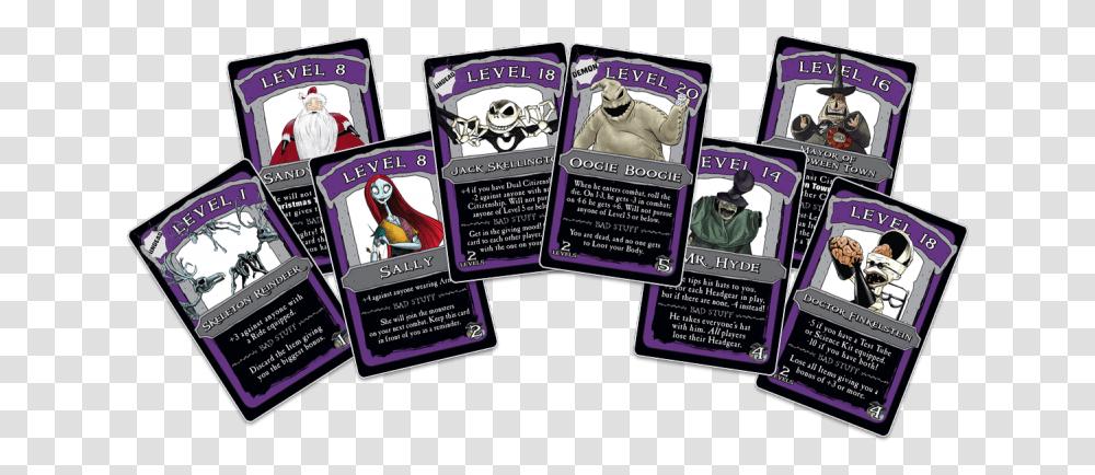 Nightmare Before Christmas Monopoly Cards, Poster, Advertisement, Flyer, Paper Transparent Png