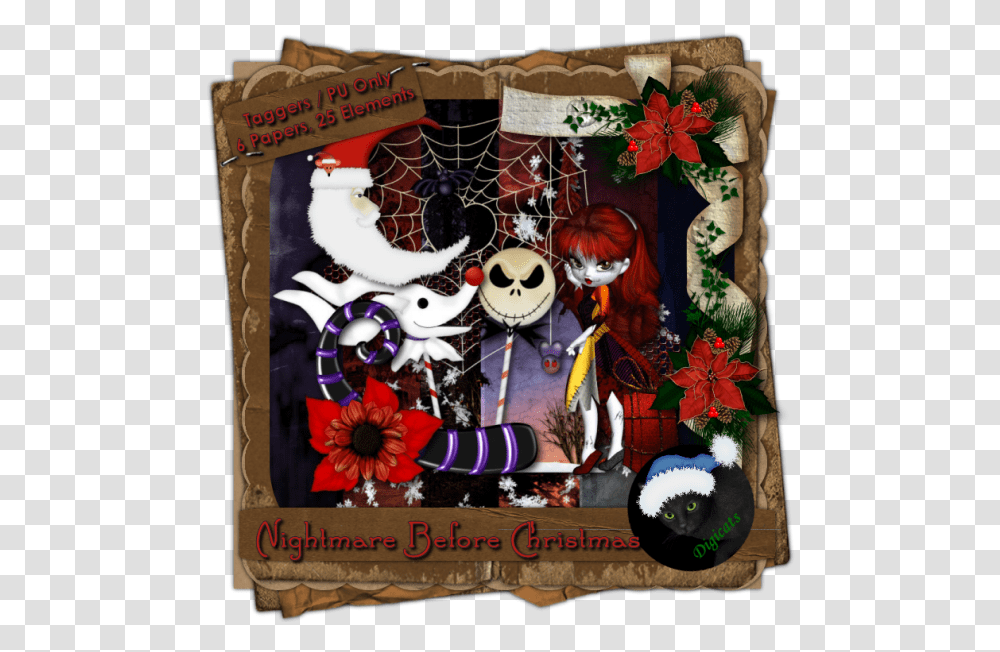 Nightmare Before Christmas Sampler Clockwork Angel, Cushion, Pillow, Poster Transparent Png
