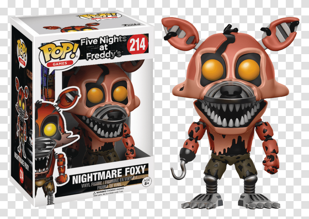 Nightmare Foxy Funko Pop, Toy Transparent Png
