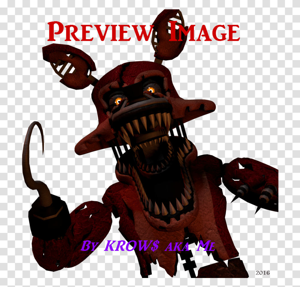 Nightmare Foxy Images Nightmare Foxy Gif, Person, Advertisement, Pirate, Halloween Transparent Png