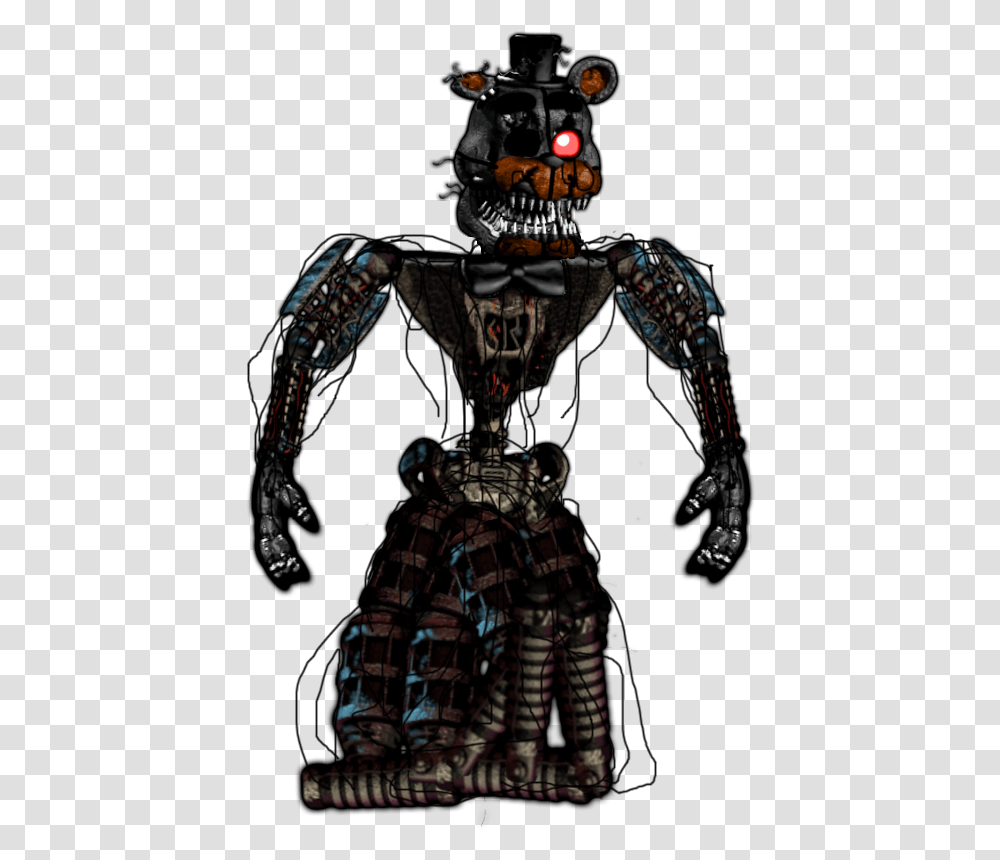 Nightmare Freddy Fnaf Nightmare Molten Freddy, Person, Human, Robot Transparent Png