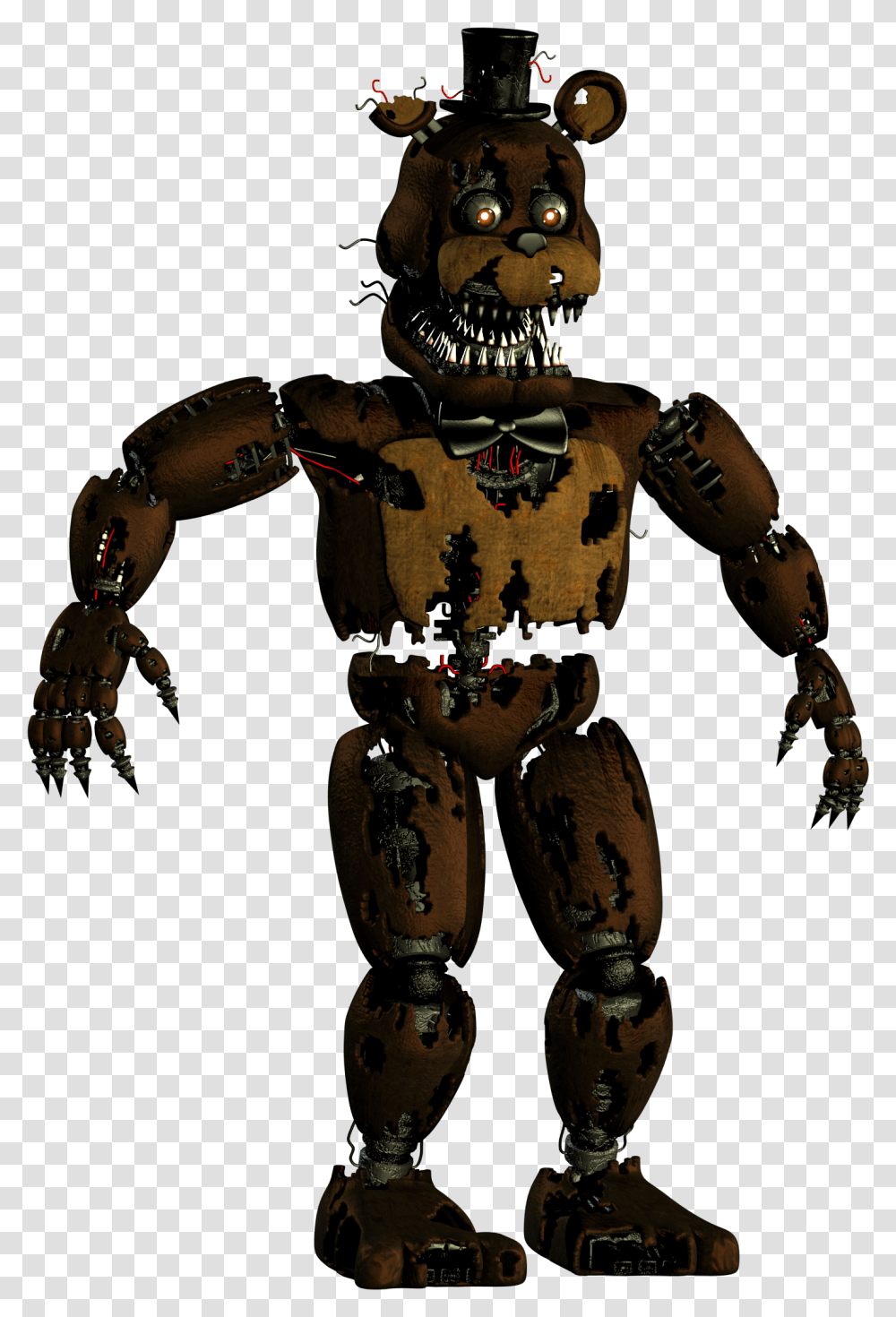 Nightmare Freddy, Robot, Toy Transparent Png