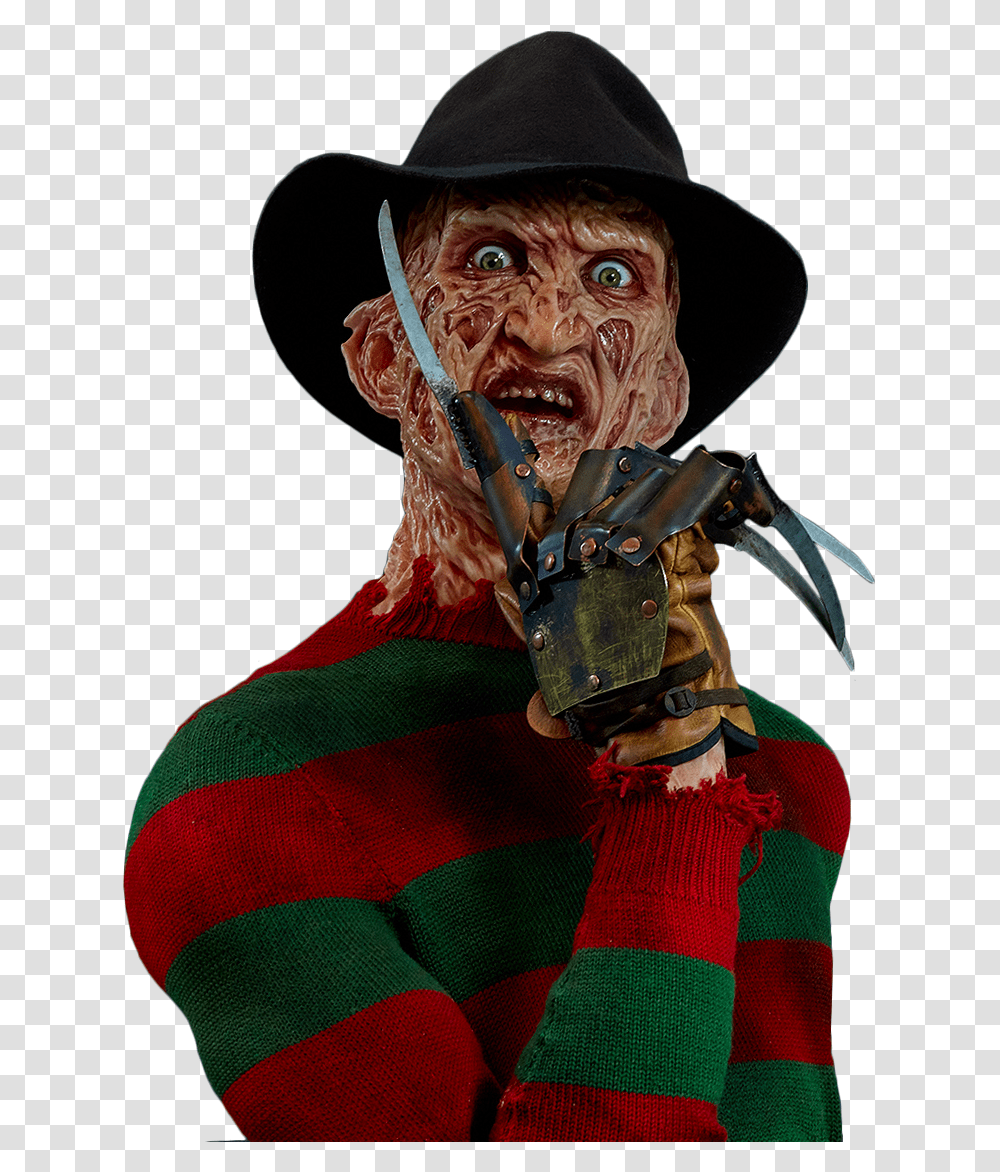 Nightmare On Elm Street 3 Dream Warriors Freddy, Person, Costume, Hat Transparent Png