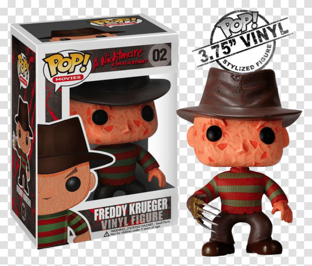 Nightmare On Elm Street Figurine Pop Freddy Krueger, Apparel, Toy, Hat Transparent Png