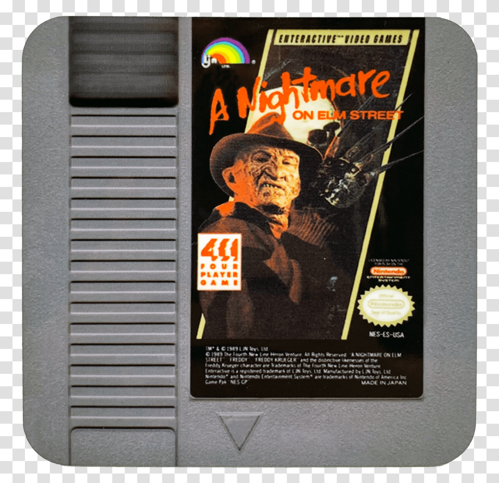 Nightmare On Elm Street Nes, Poster, Advertisement, Person, Flyer Transparent Png