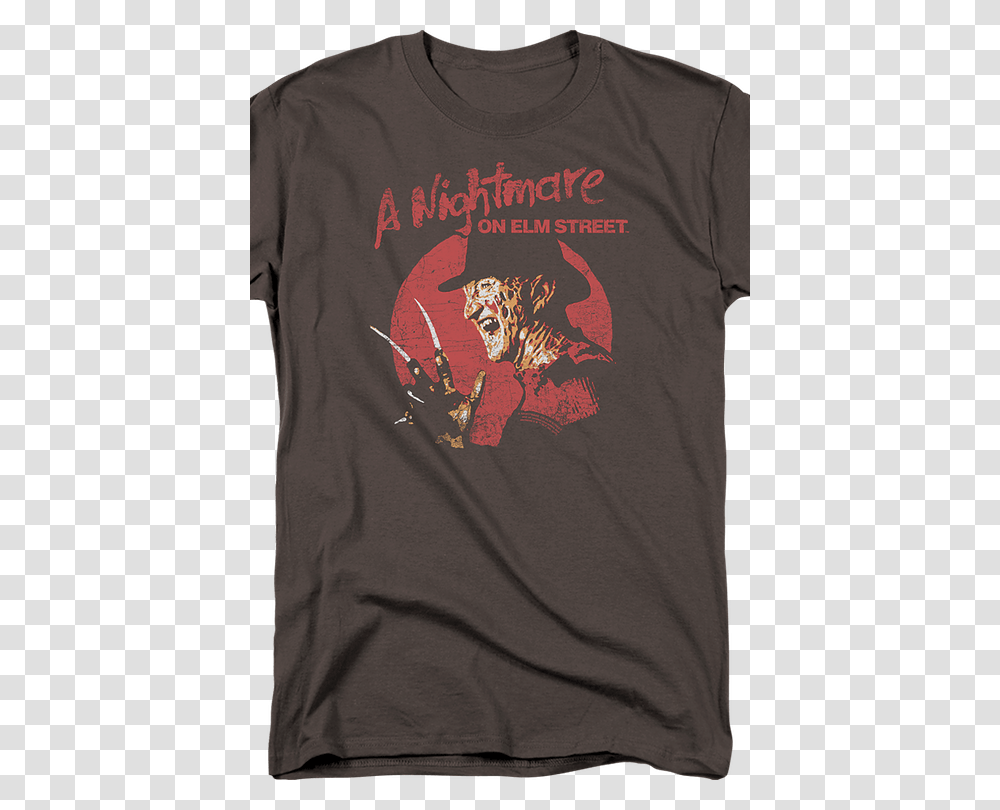 Nightmare On Elm Street T Shirt, Apparel, T-Shirt, Sleeve Transparent Png
