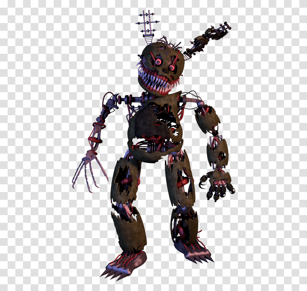 Nightmare Springtrap Coloring Pages, Robot, Alien Transparent Png