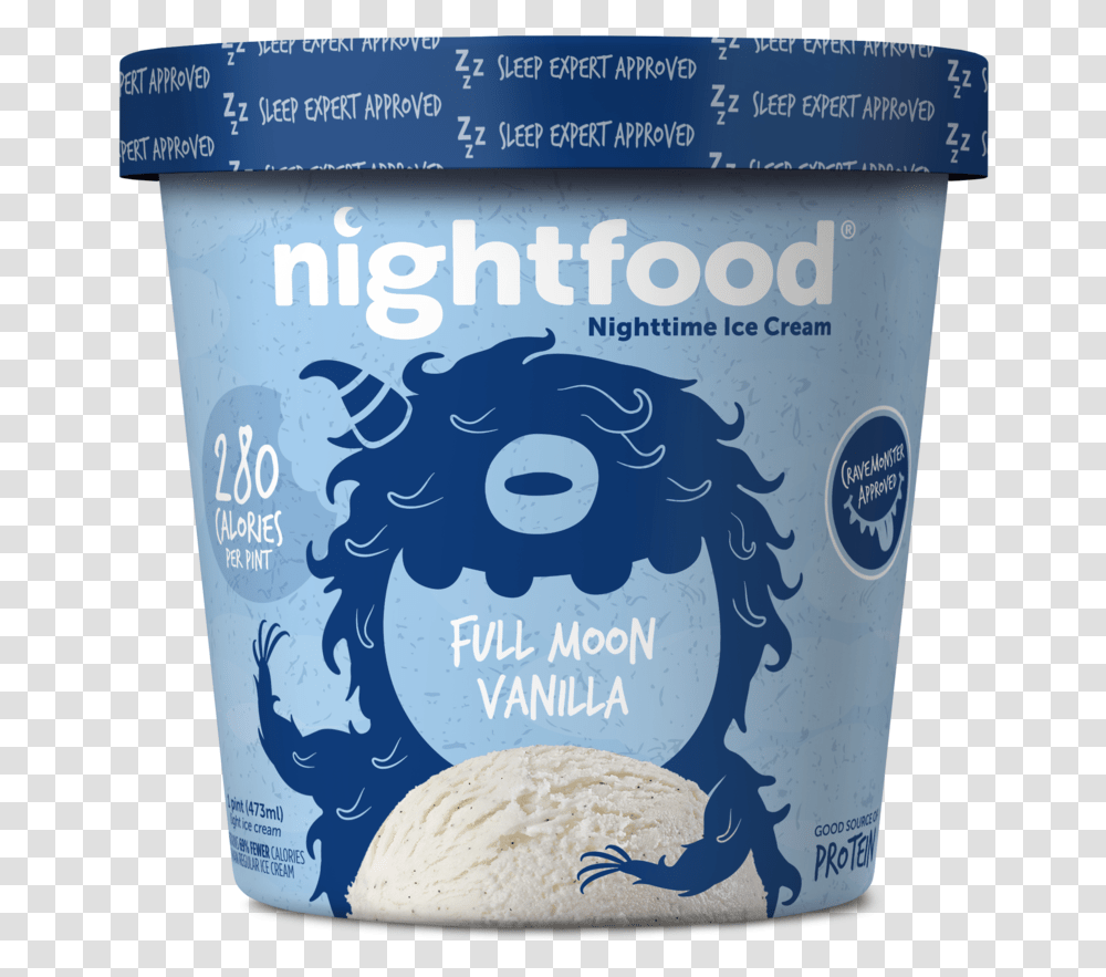 Nighttime Ice Cream Nightfood Nightfood Ice Cream, Dessert, Creme, Yogurt, Plant Transparent Png