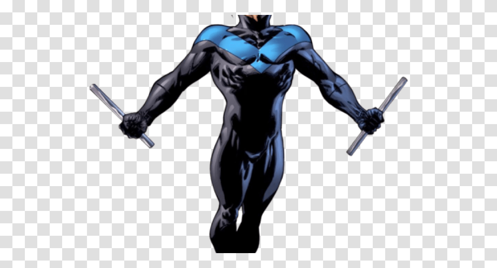 Nightwing Clipart Nightwing Dc, Batman, Person, Human Transparent Png
