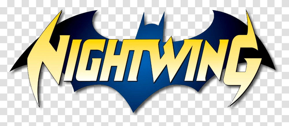 Nightwing Comic Logo, Word, Poster Transparent Png