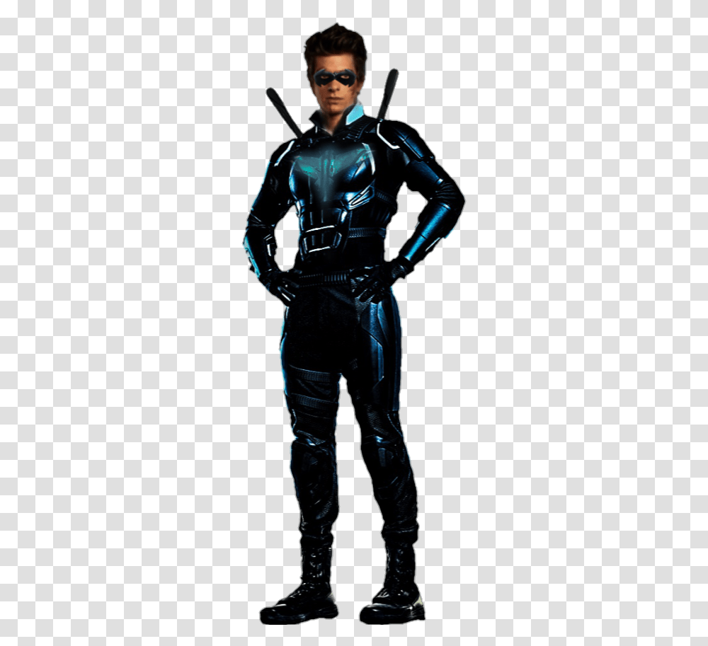 Nightwing Free Download Nightwing, Person, Sunglasses, Sleeve Transparent Png