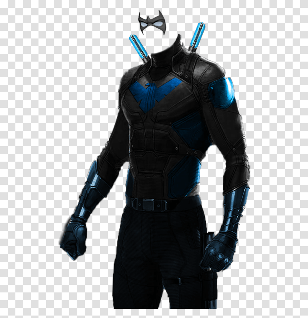 Nightwing Image Nightwing, Person, Clothing, Suit, Overcoat Transparent Png